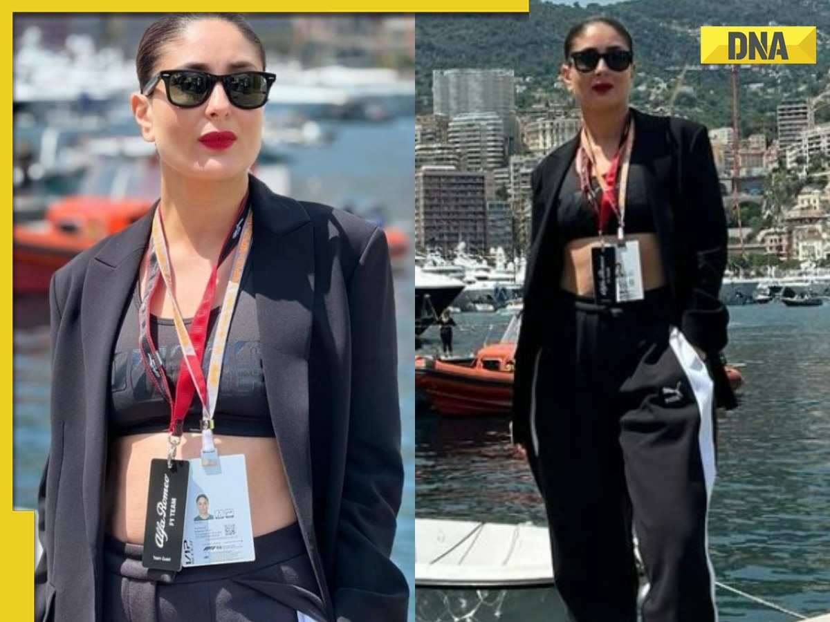 Kareena Kapoor Khan amps up the glamour quotient in black ensemble at Monaco F1 Grand Prix 2023, see photos