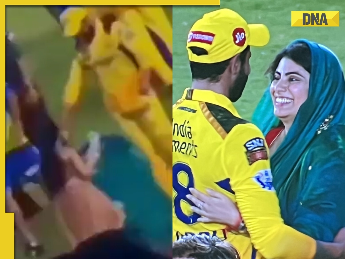 IPL 2023 final: Ravindra Jadeja's wife Rivaba touches his feet after CSK  defeat GT in last over thriller, video surfaces