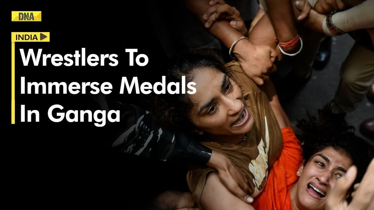 1280px x 720px - Wrestler's protest: Sakshi Malik, Vinesh Phogat, Bajrang Punia to throw  medals in Ganga at 6 pm
