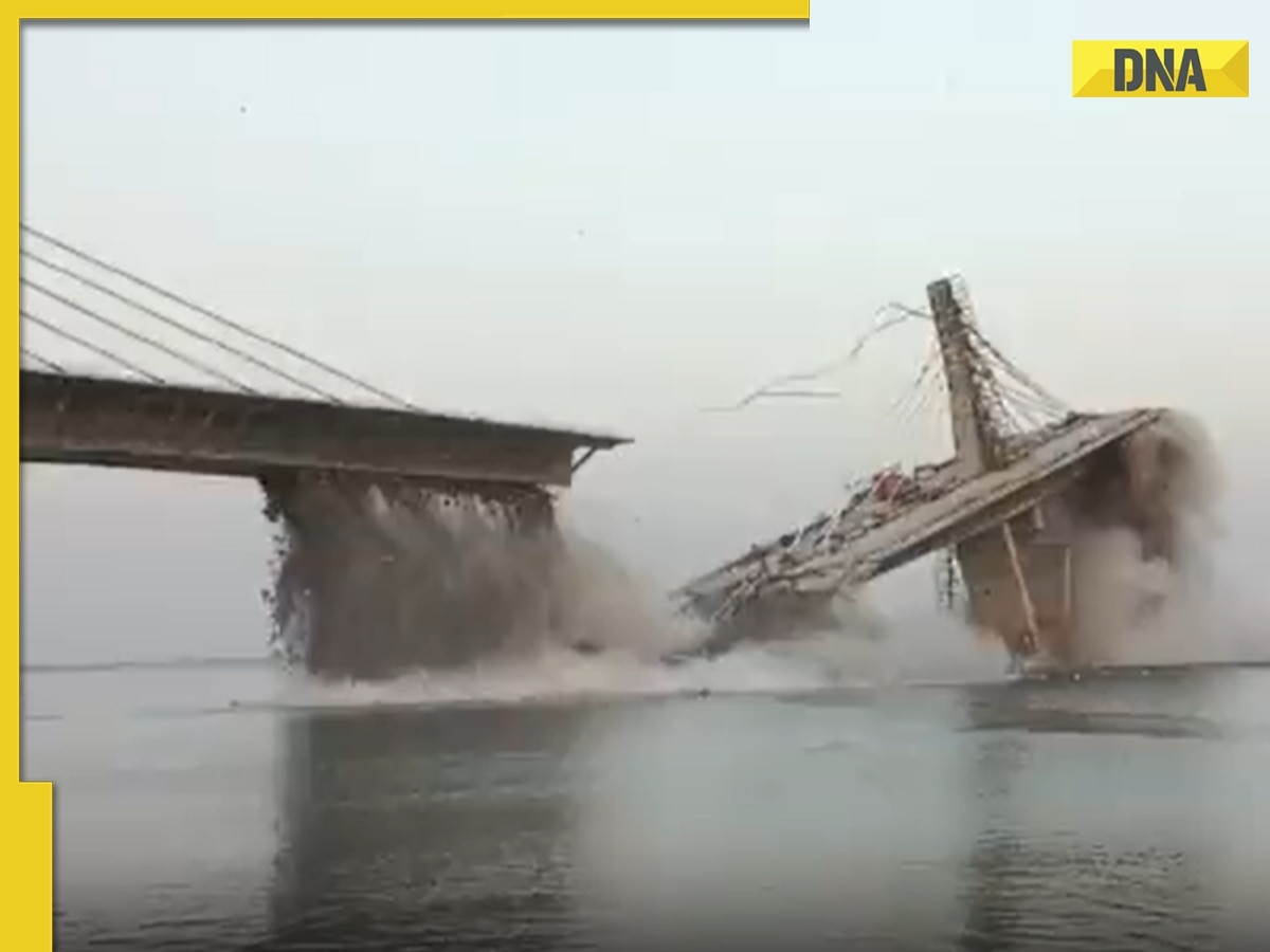 Bihar: Under construction bridge collapses in Bhagalpur, video surfaces
