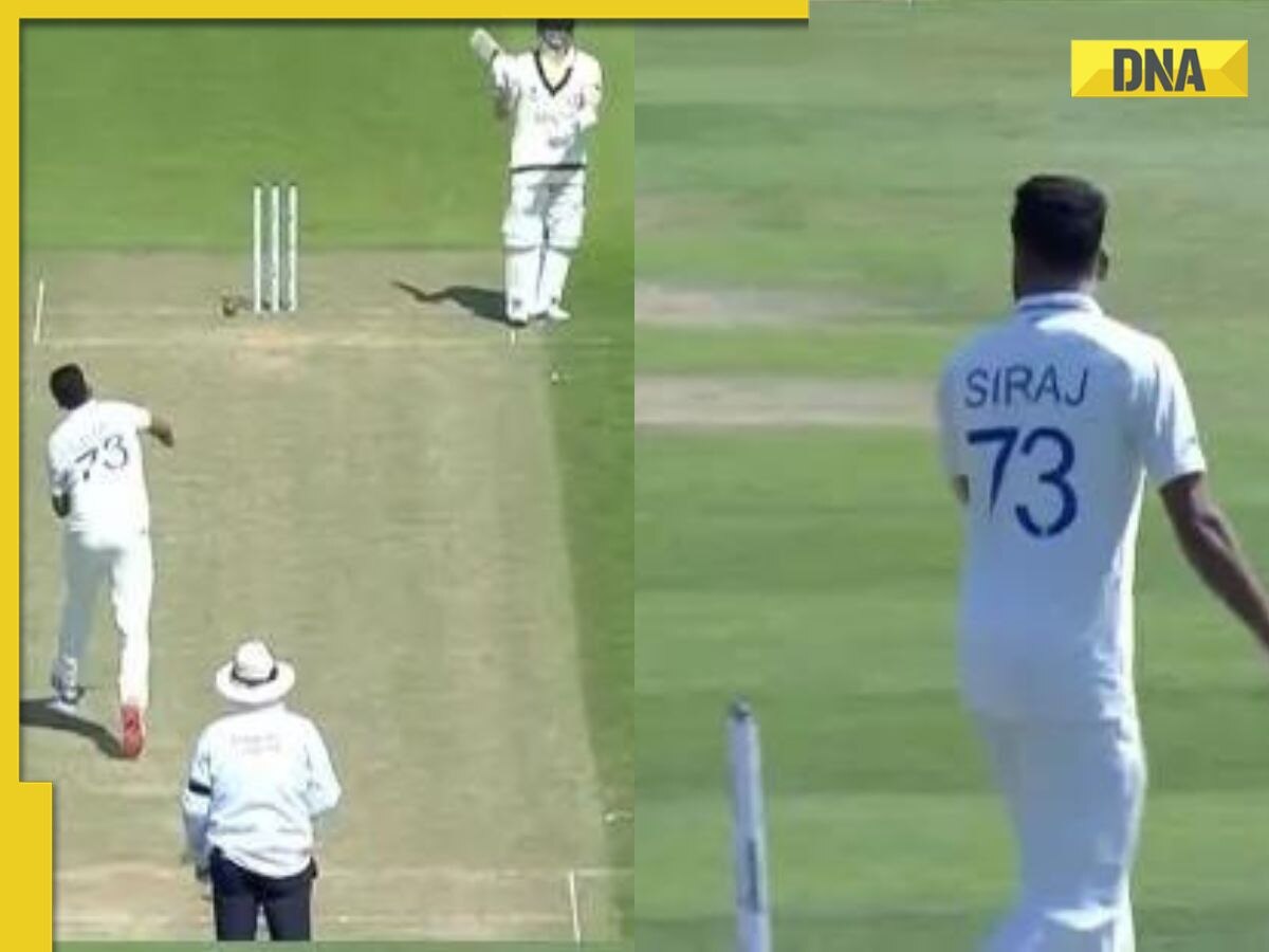 Watch: Mohammed Siraj throws ball at Steve Smith in anger after latter walks away at the last moment