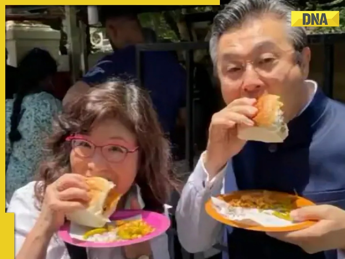 Japanese Ambassador to India tries vada pav in Pune, his reaction is now a viral video