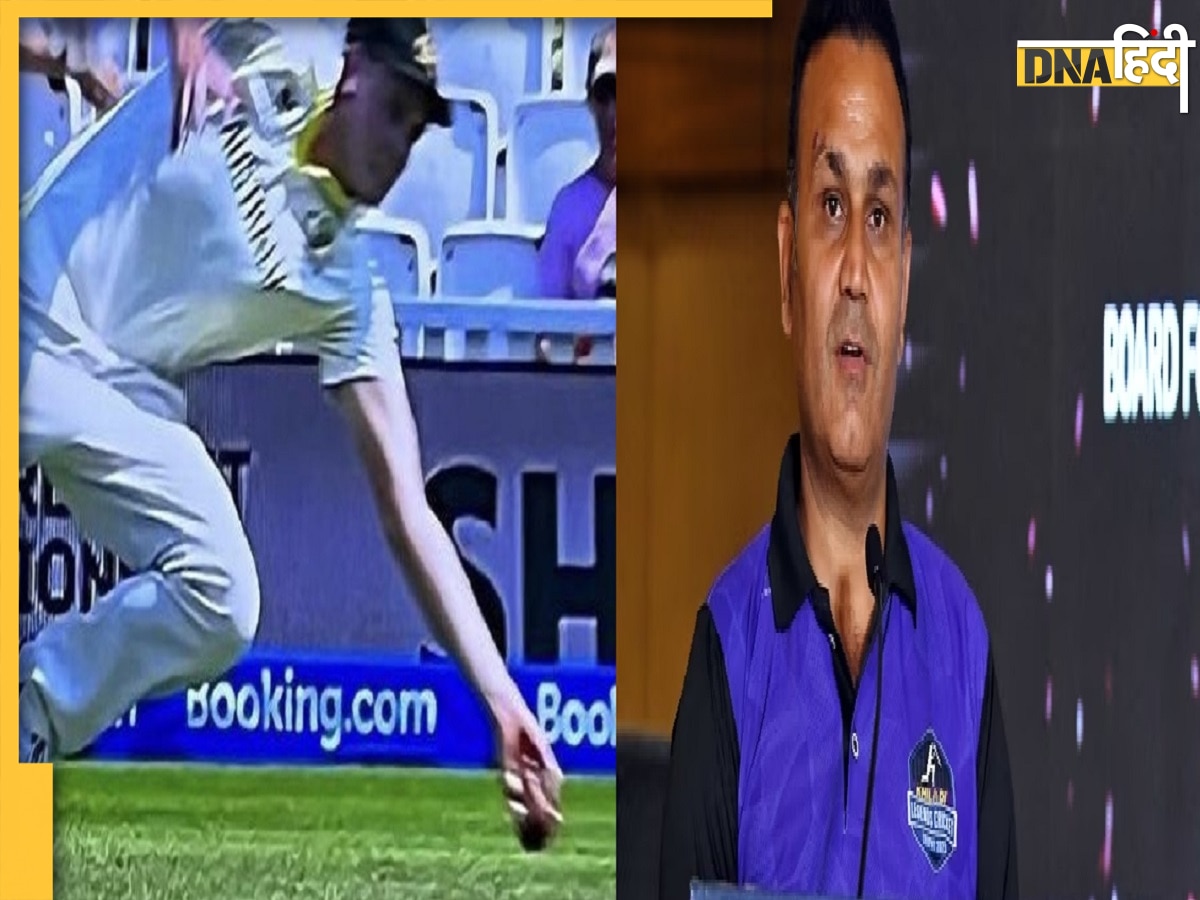 Shubman Gill को कैच आउट देने पर फूटा वीरेंद्र सहवाग का गुस्सा, एक तस्वीर से लगाई अंपायर की क��्लास 