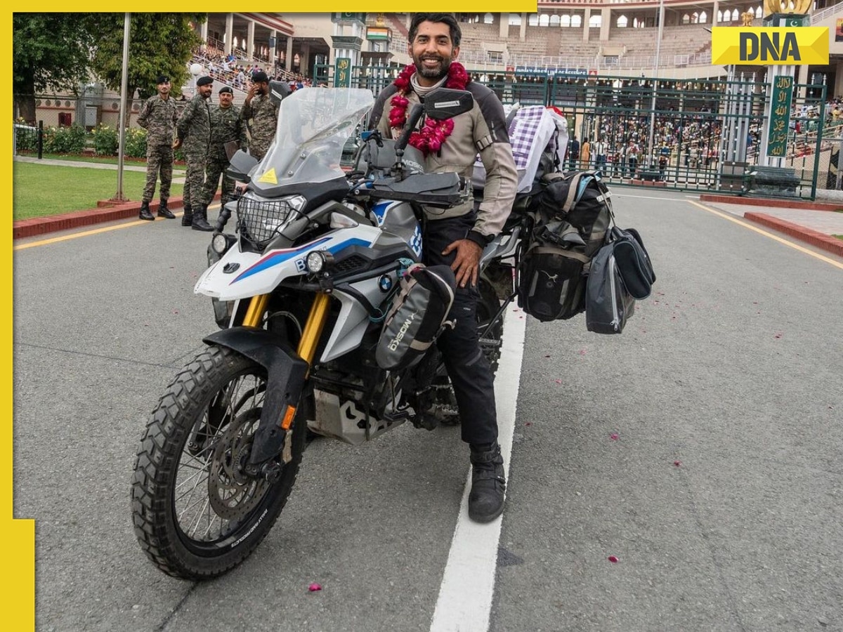 'Friendship tour': Pakistani vlogger Abrar Hassan's thrilling bike tour of India wins hearts 