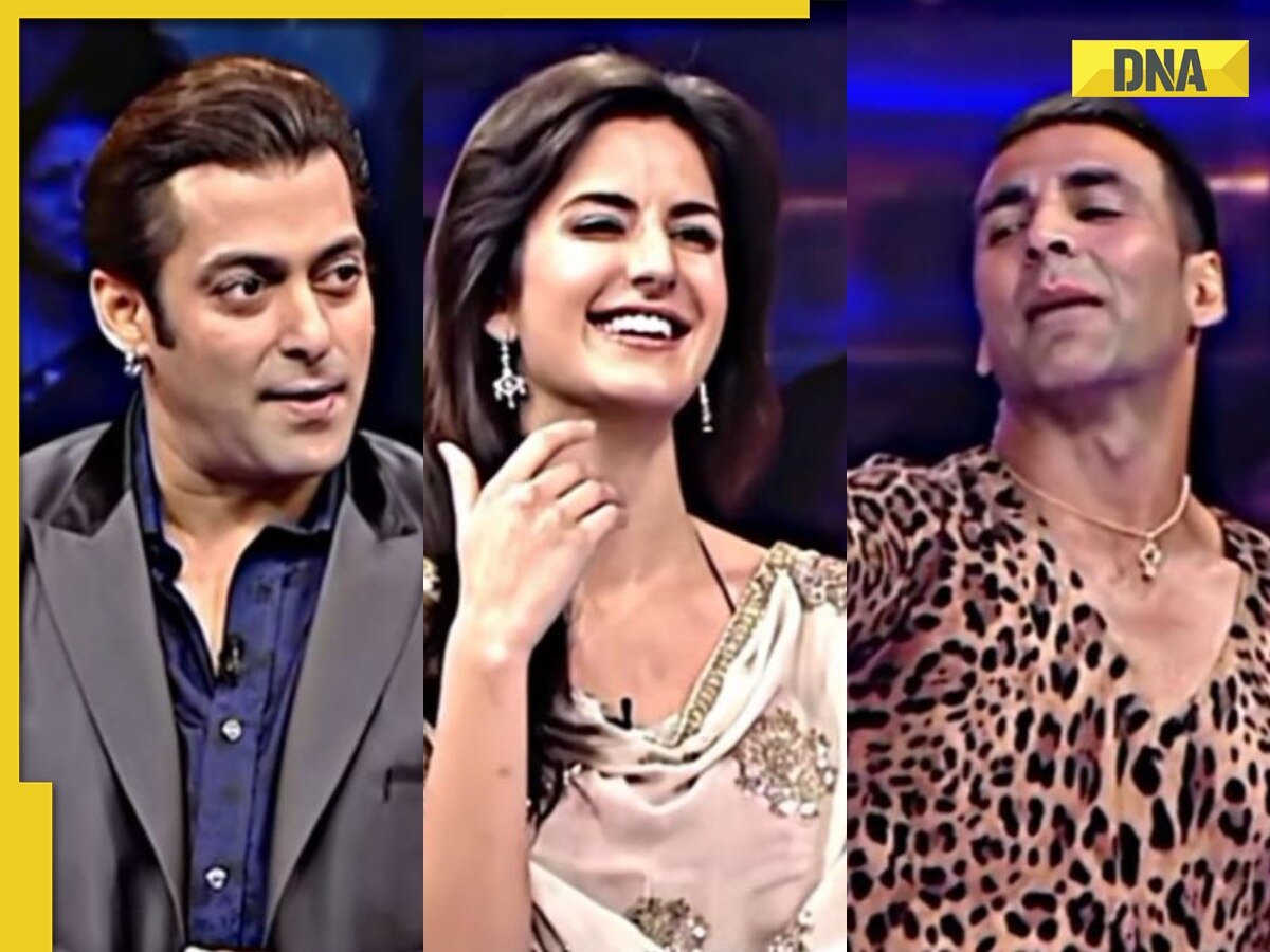 Katrina Vs Salman Xxx - Watch: Video of Salman Khan referring to Katrina Kaif as his 'biwi' in  front of Akshay Kumar goes viral