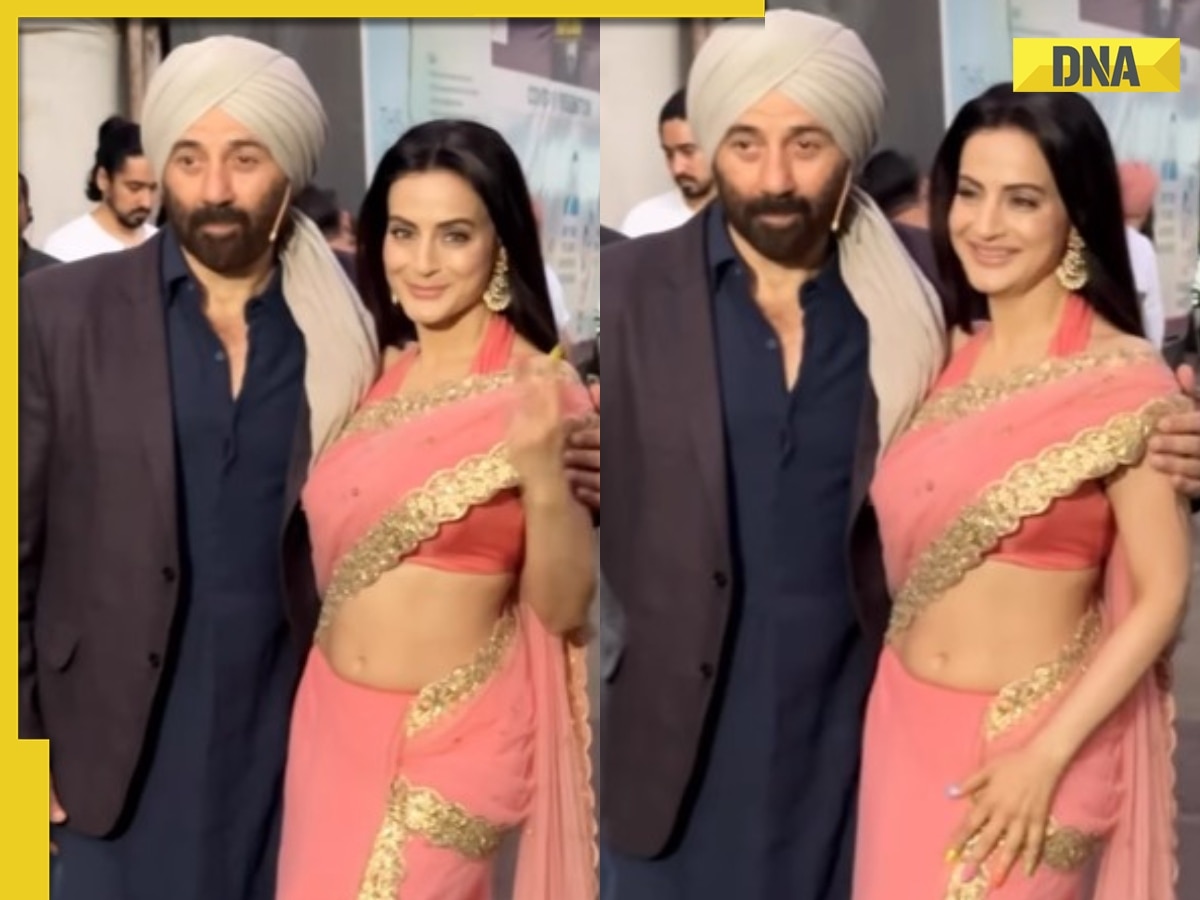 Gadar 2 Stars Ameesha Patel And Sunny Deol Look Adorable Together, Fans ...