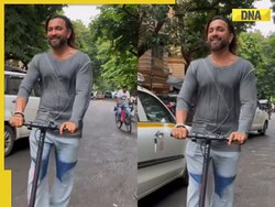 Viral: Terence Lewis enjoys Mumbai weather on kick scooter, netizens say 'bhai pant sambhal ke'- Watch