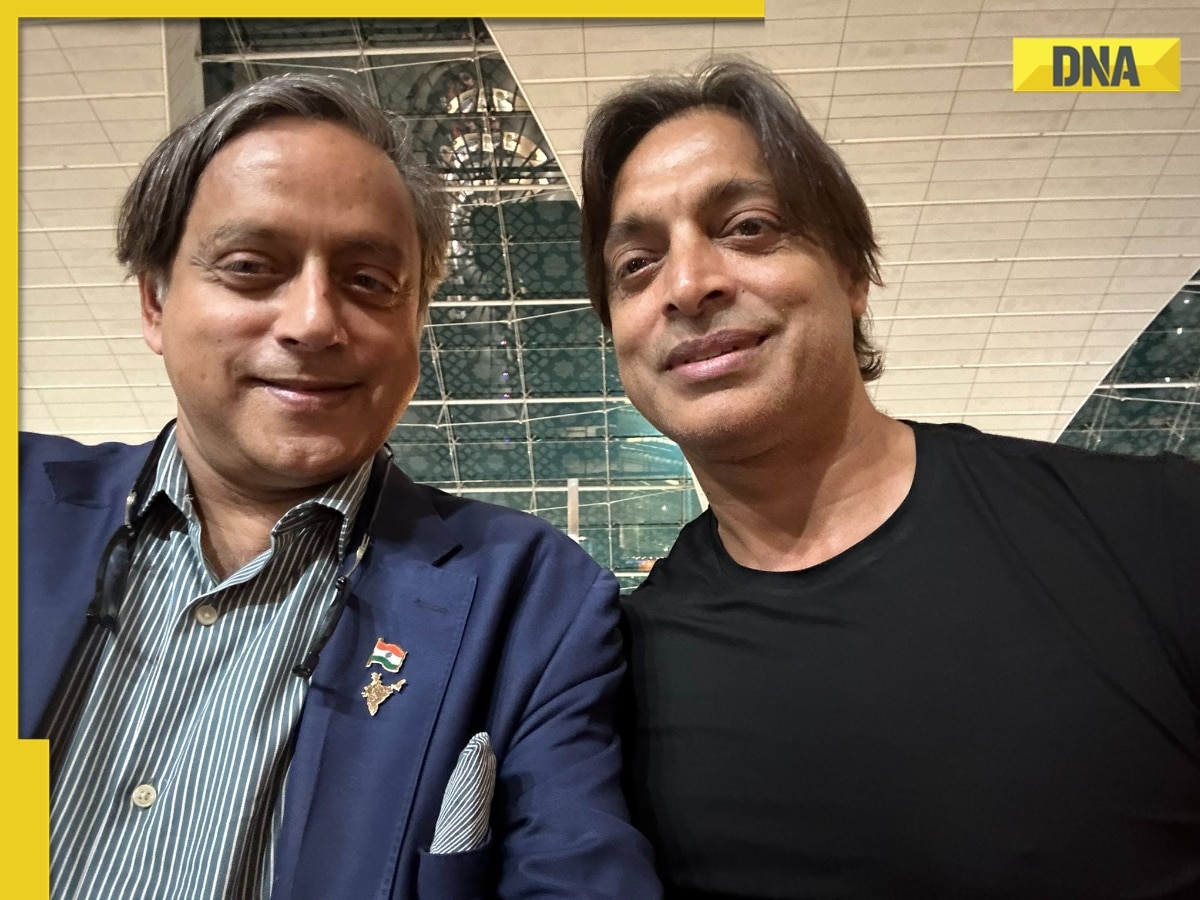 'Multiverse of madness': Shashi Tharoor's viral photo with Shoaib Akhtar surprises netizens, know why