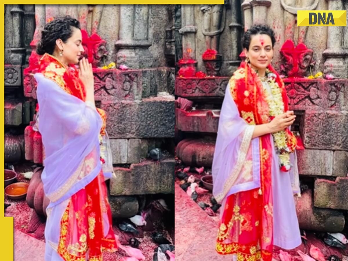 WATCH: Kangana Ranaut offers prayers at the Kamakhya Shakti Peeth 