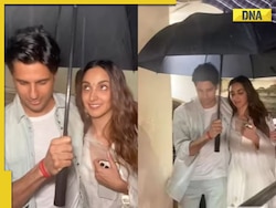 Sidharth Malhotra sets 'husband goals' as he shields Kiara Advani from rain, fans say 'aisa hubbby sabko mile'