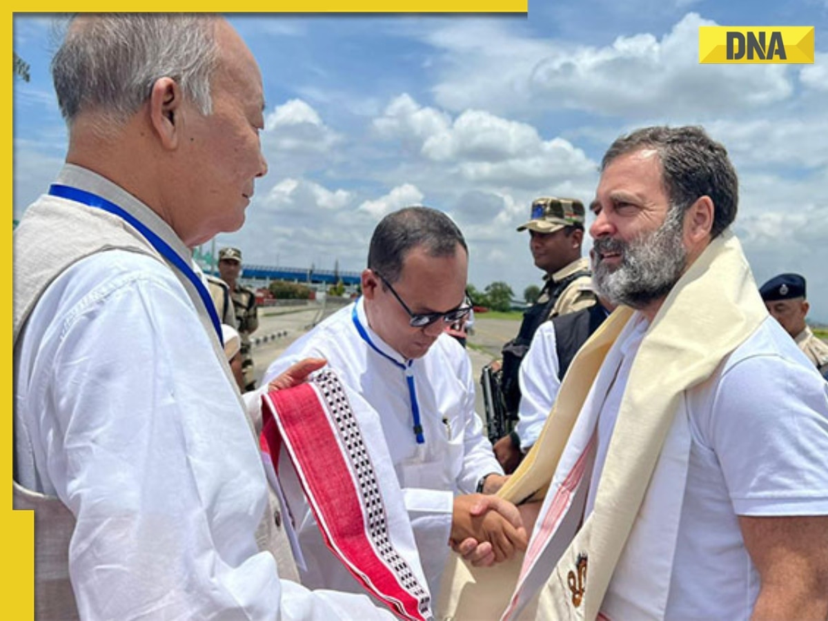 Congress leader Rahul Gandhi meets Manipur governor, says 'ready to do whatever is needed for peace'