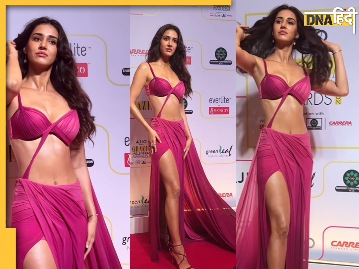 Disha Patani ने रिवीलिंग ड्रेस में फ्लॉन्ट किया हॉट फिगर, वीडियो देख फैंस बोले- 'मरमेड'