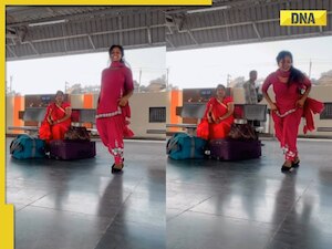 'Internet unimpressed': Girl's dance at Prayagraj railway station platform sparks online debate, viral video