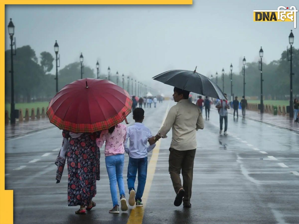 Delhi-NCR में झमाझम बारिश, बदला मौसम का मिजाज, गर्मी से मिली राहत