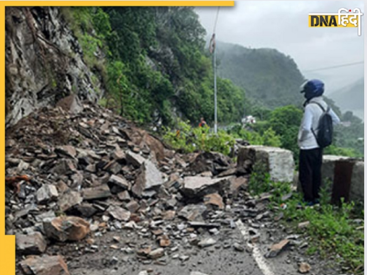 उत्तराखंड में यमुनोत्री-बद्रीनाथ रोड ब्लॉक, कई जगह भूस्खलन, हाईवे पर फंसे लोग