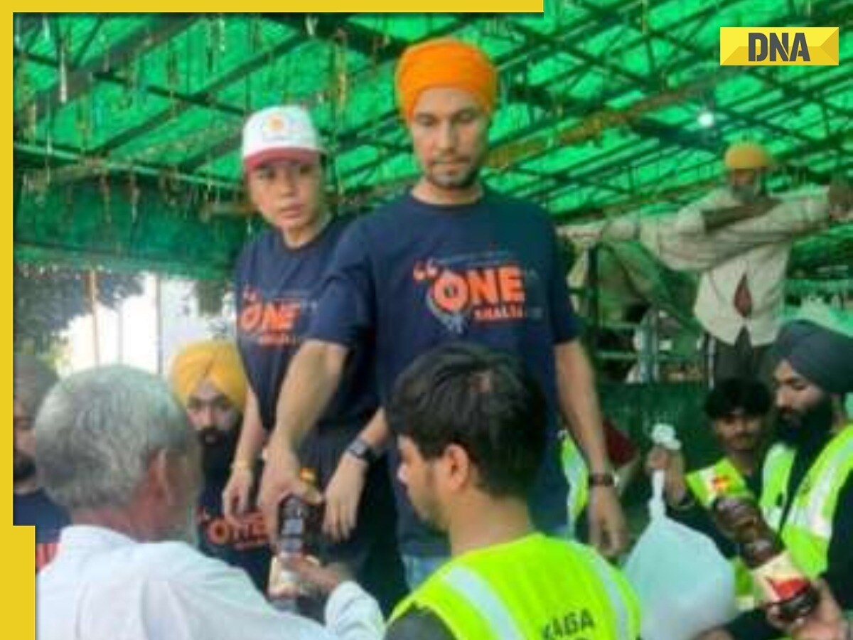 Randeep Hooda-Lin Laishram join Khalsa Aid to help flood victims in Haryana, distribute food, water and other essentials