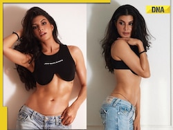 Jacqueliene Fernandez sets internet on fire, drops sexy photos in black crop top and low-waist jeans