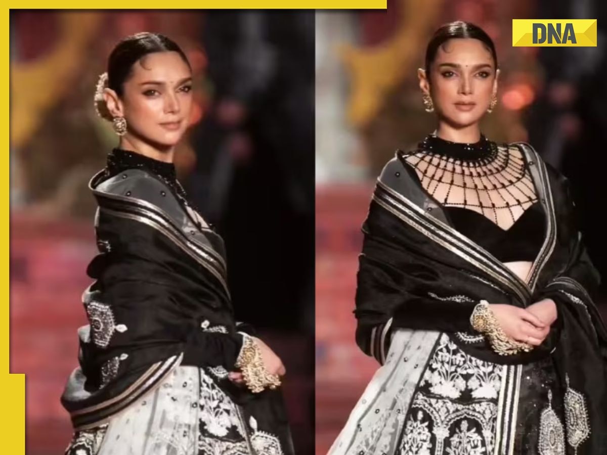 Watch: Aditi Rao Hydari walks ramp in ethereal outfits for Siddartha Tytler