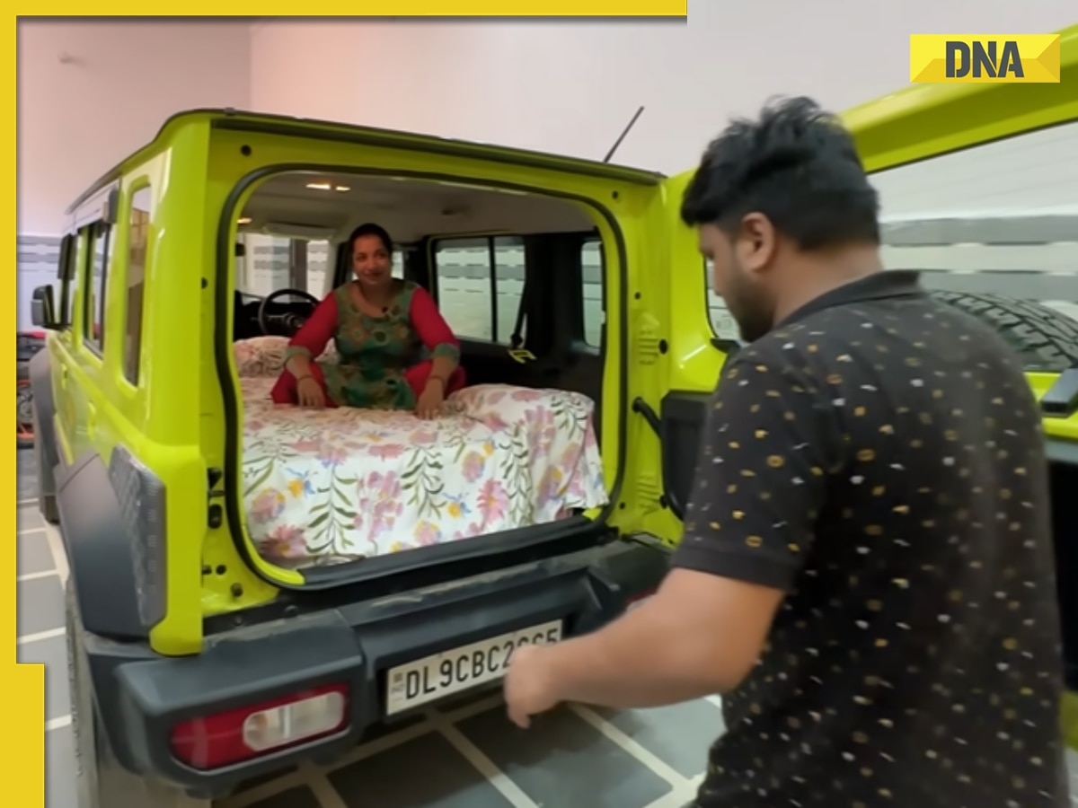  YouTuber converts Maruti Jimny into cozy home on wheels, viral video amazes internet