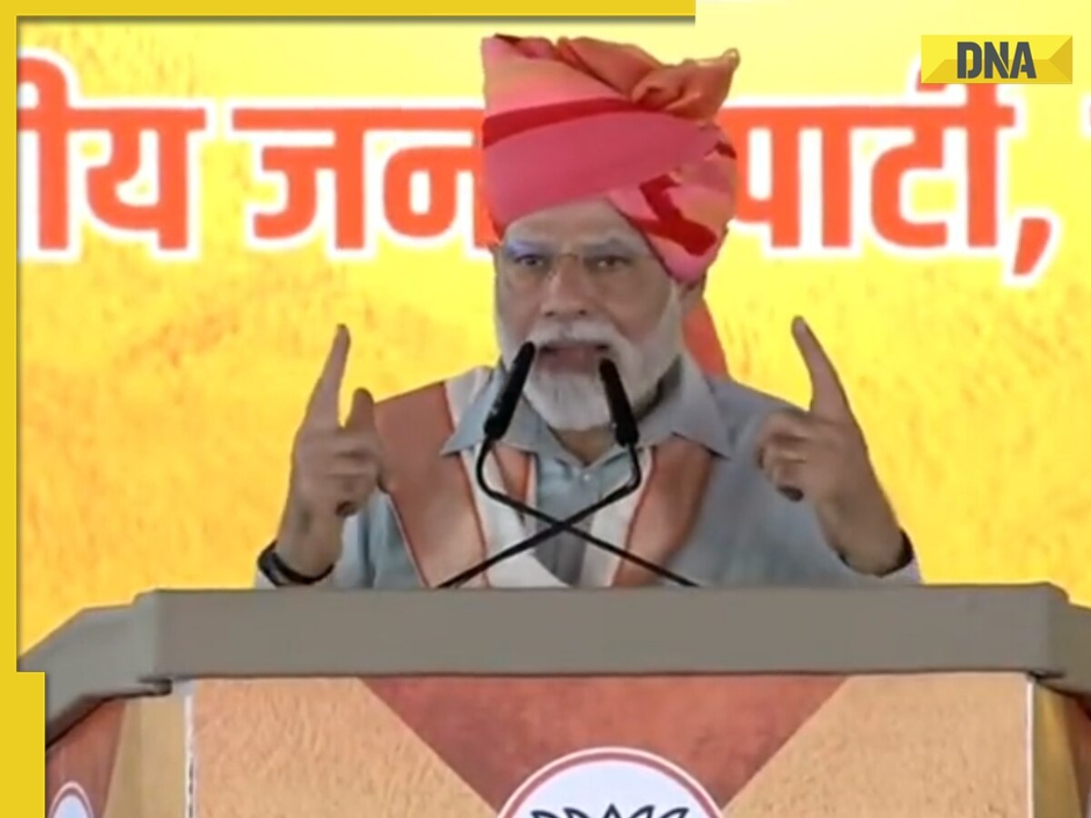 PM Modi hits out at Congress' 'jhooth ki dukan' in Rajasthan's Sikar, refers to 'Red Diary'