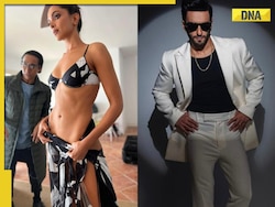 Deepika Padukone drops sizzling pic flaunting her abs in black and white bikini, Ranveer Singh reacts