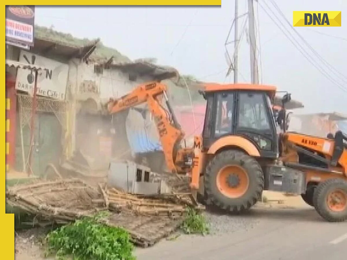 Haryana violence: Authorities bulldozed around 15 illegal constructions on 2.6 acres of land in Nuh 