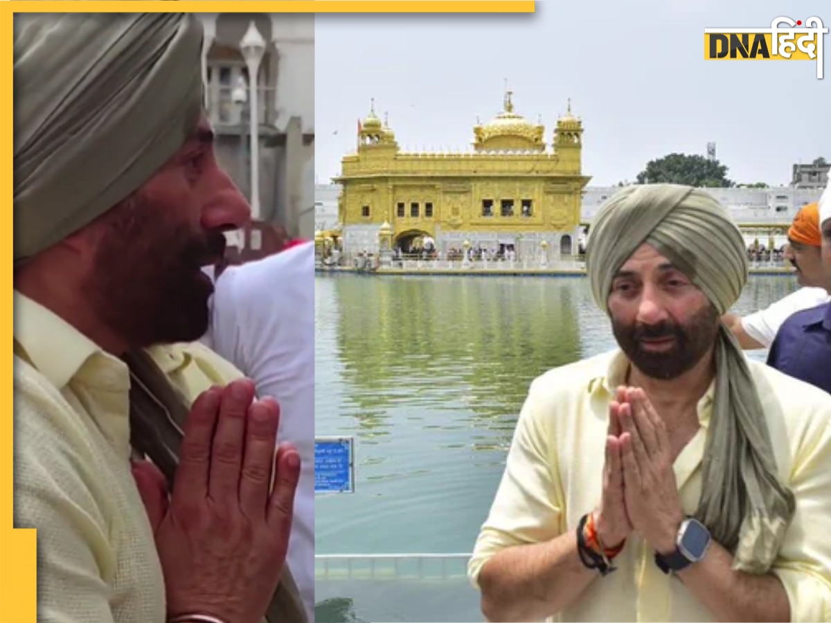 Gadar मचाने से पहले अमृतसर पहुंचे Sunny Deol, गोल्डन टेंपल में ट�ेका माथा, फिल्म के लिए मांगी दुआ