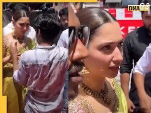 सिक्योरिटी तोड़ Tamannaah Bhatia के पास पहुंच फैन ने पकड़ा हाथ, एक्ट्रेस ने यूं किया रिएक्ट, देखें Video