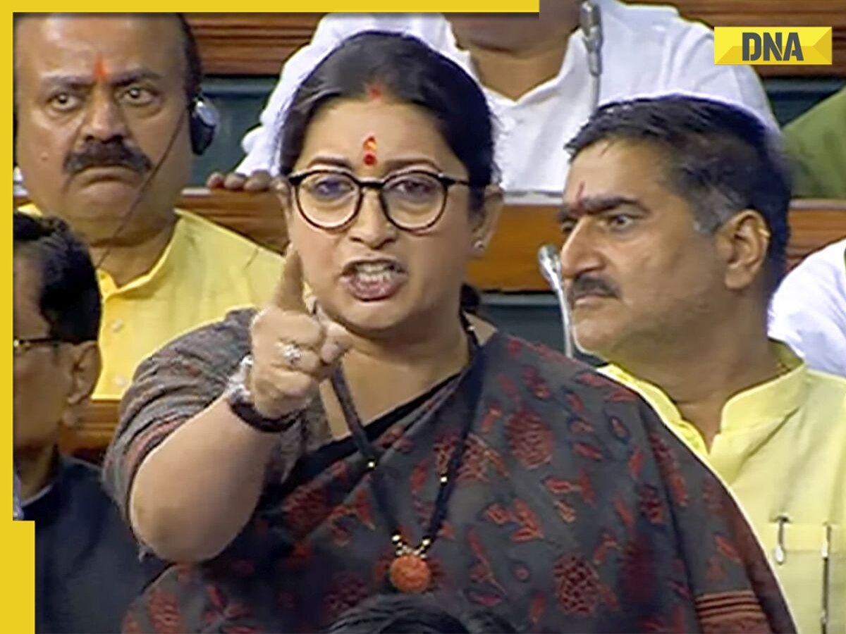 Alleged flying kiss sparks row in Parliament: Smriti Irani accuses Rahul Gandhi of 'undignified conduct'