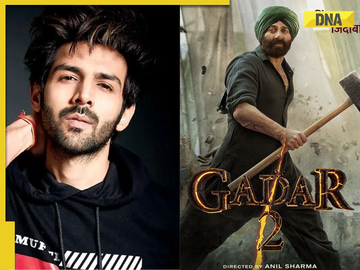 'Fanboy' Kartik Aaryan watches Sunny Deol's Gadar 2 in cinema hall, leaks handpump scene; netizens say 'spoiler de diya'