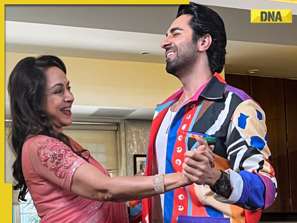 Ahead of Dream Girl 2, Ayushmann Khurrana shares laughter with Bollywood's OG Dream Girl Hema Malini 