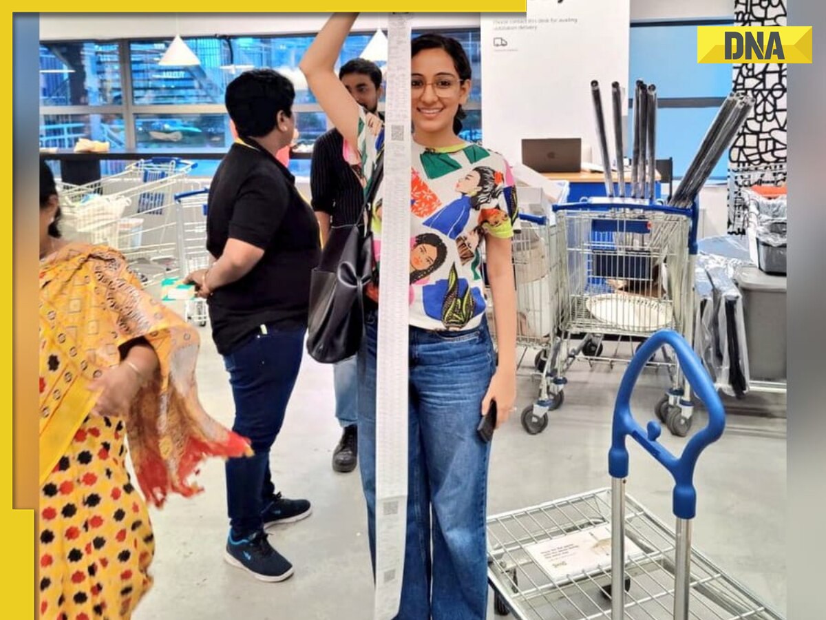 Woman steps into IKEA Hyderabad to purchase one lamp, departs with a bill as tall as her