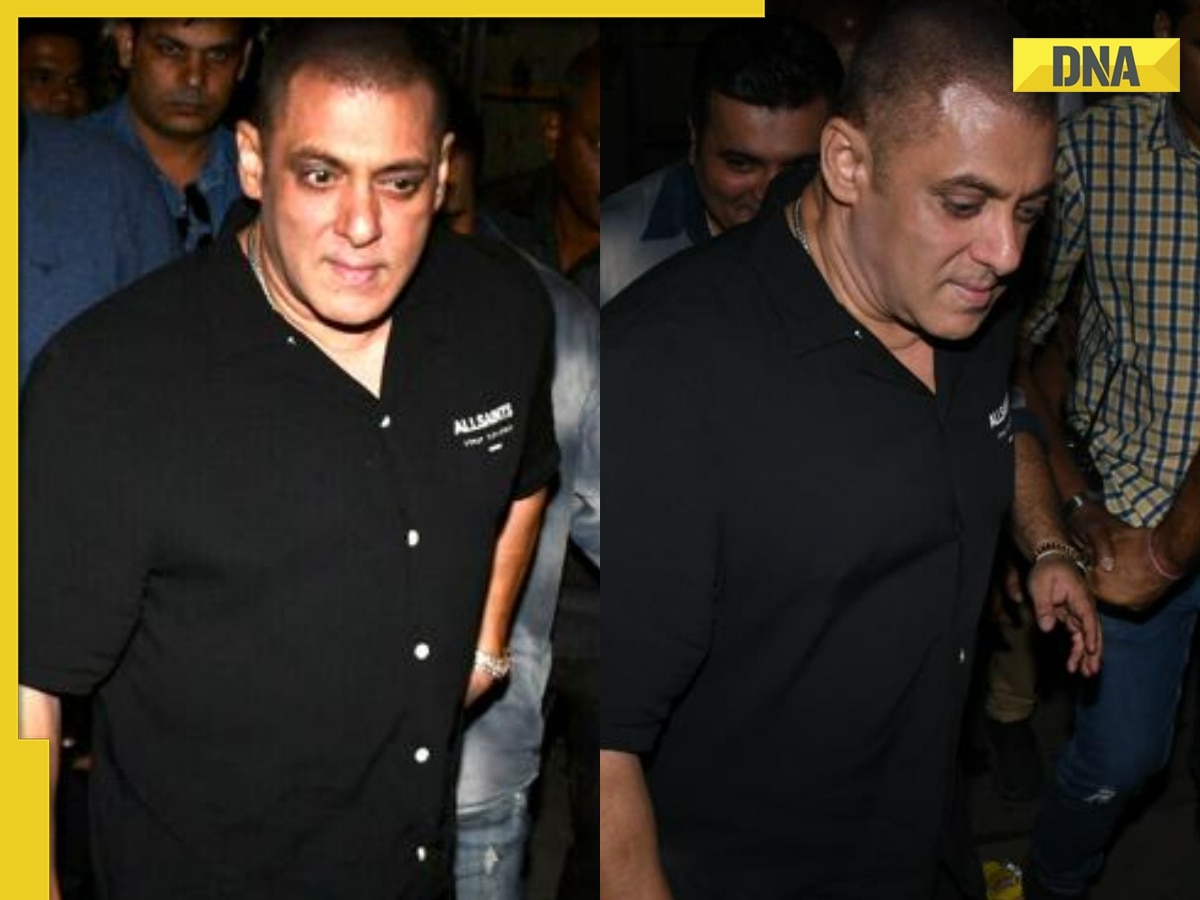 Salman Khan flaunts his new bald look in viral video, netizens say 'bhai is promoting Jawan' - Watch