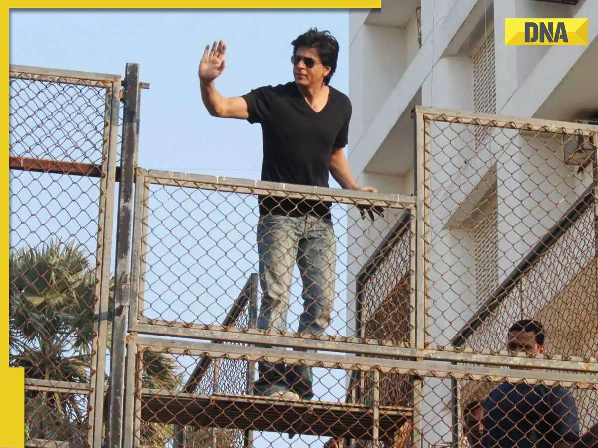 Watch: Shah Rukh Khan's online gaming ad sparks protest, Mumbai police deployed outside Mannat