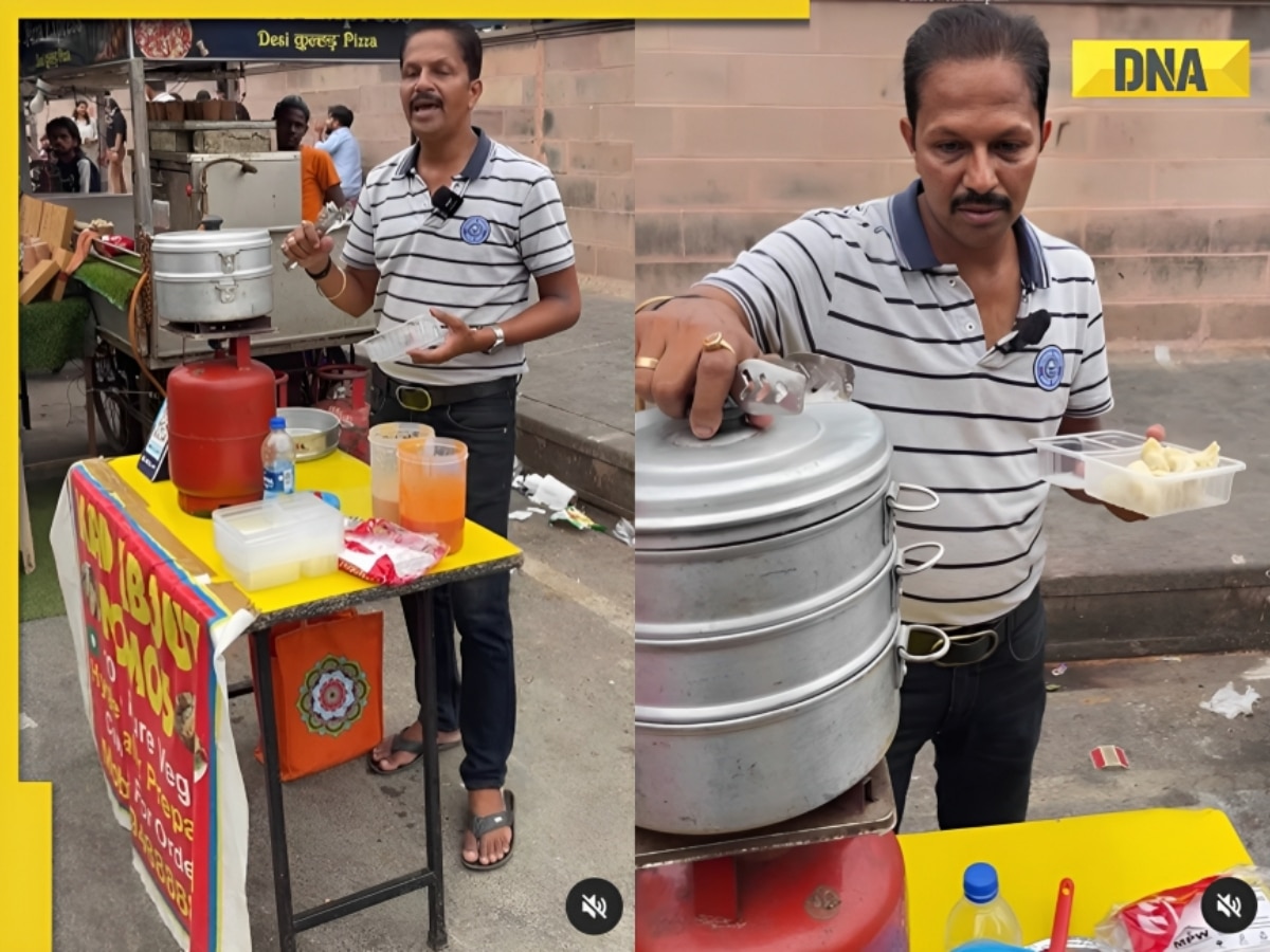 Viral video: Lucknow's momo vendor astonishes customers with fluent english, reveals background as...