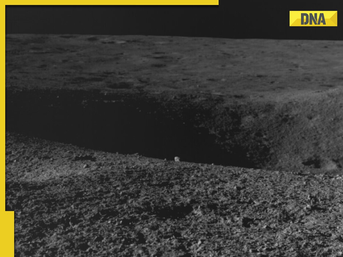 Chandrayaan-3: Pragyan rover changes route due to large crater on moon, ISRO shares pictures