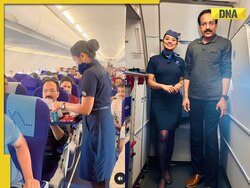 Heartwarming moment: IndiGo air hostess's touching welcome to ISRO chief S Somanath wins internet, watch