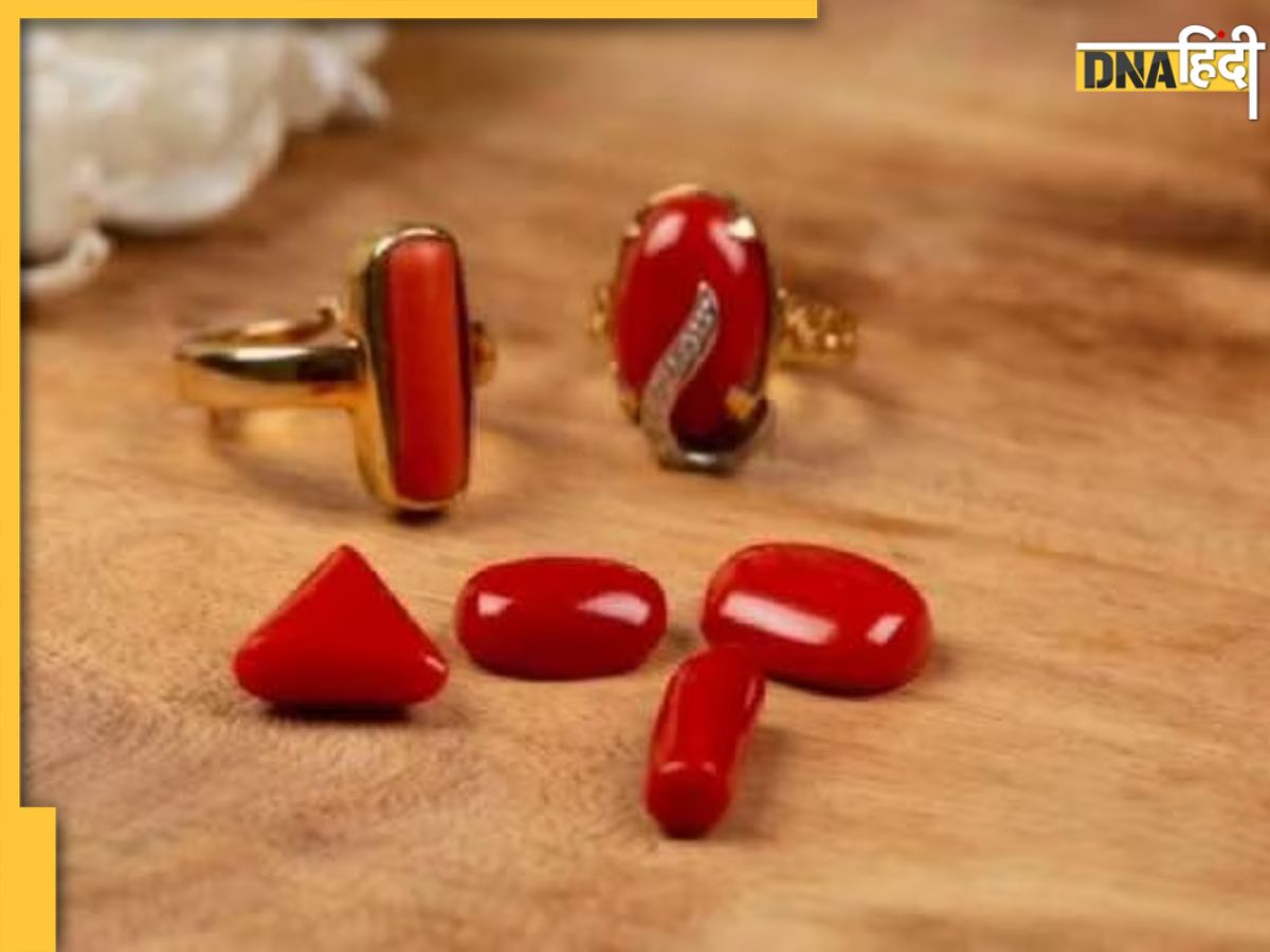 Certified Coral (Moonga) Gemstone Ring - Shraddha Shree Gems