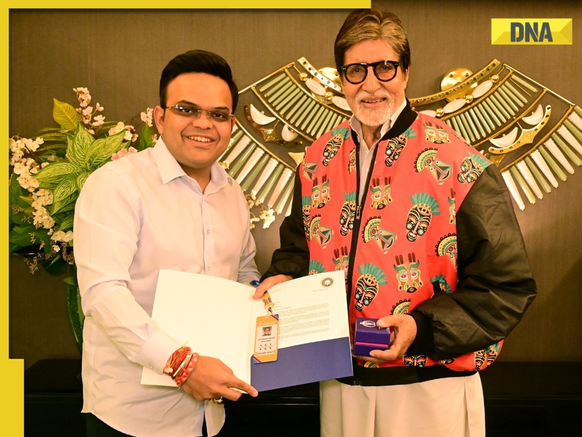 ICC World Cup 2023: BCCI secretary Jay Shah presents 'Golden Ticket' to Bollywood megastar Amitabh Bachchan 