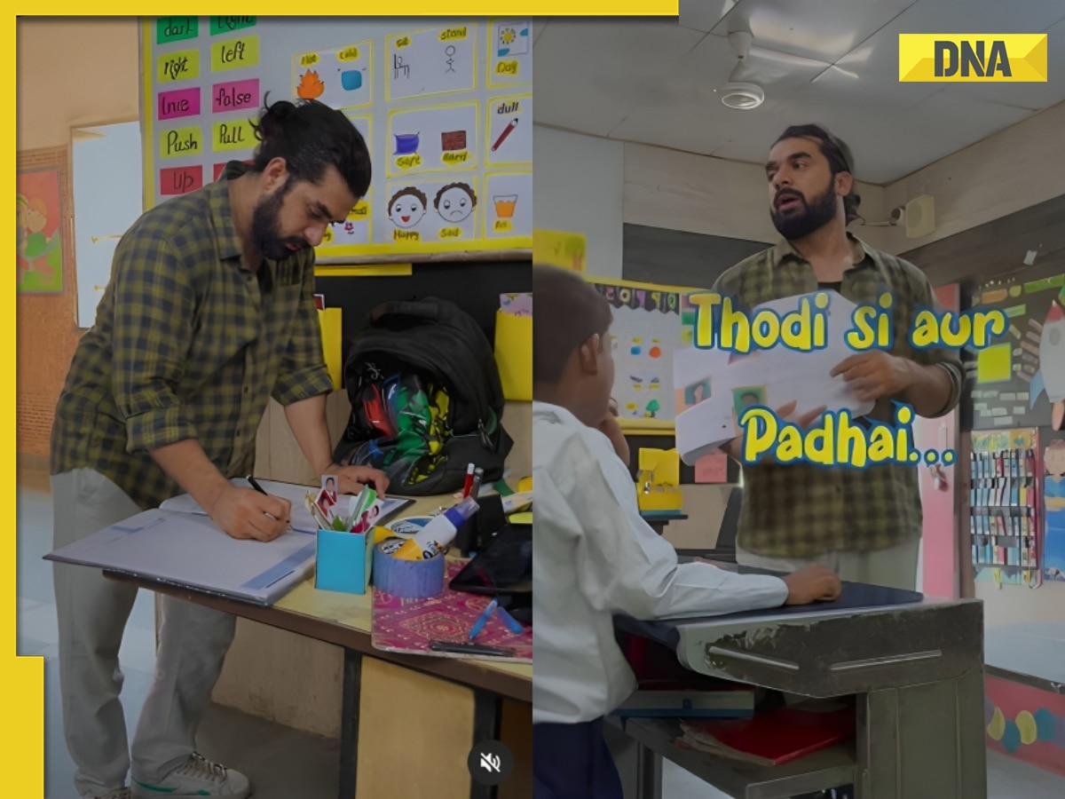 Viral video: This primary school teacher's daily routine is spreading joy across internet, watch