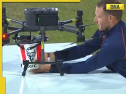 Drone delivers KFC bucket mid-match: A novel twist in cricket's tech evolution