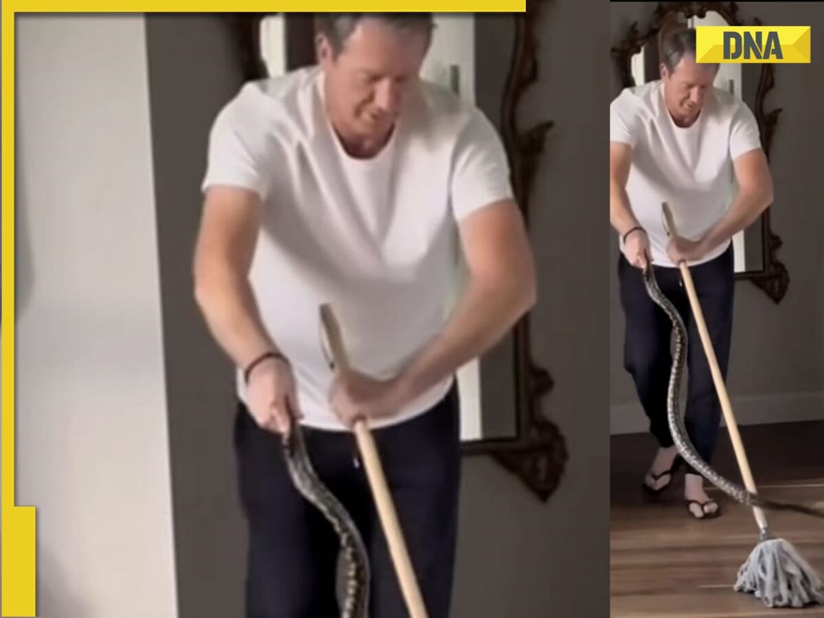 Viral Video Australia Legend Glenn Mcgrath Battles 3 Pythons In His Home Watch What Happens Next 8158