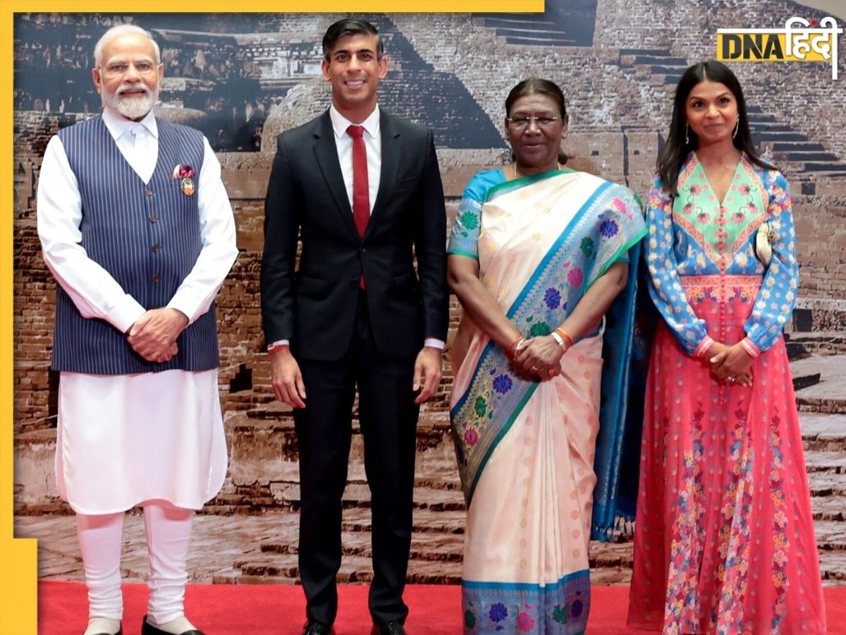 G20 के Dinner पार्टी में ऋषि सुनक की पत्नी कुछ यूं आईं नजर, अक्षता �मूर्ति की इस ड्रैस की कीमत जानते हैं? 