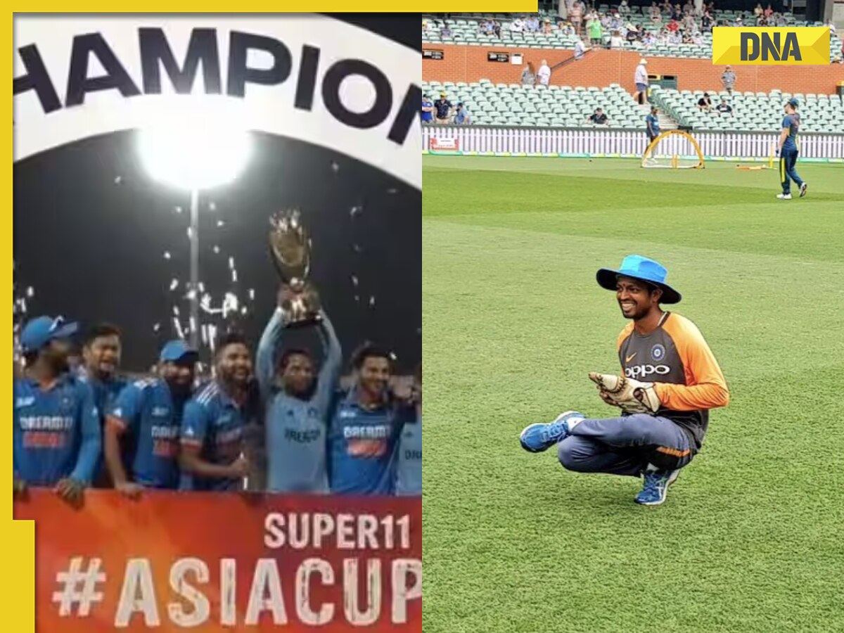 IND vs SL: Meet mystery man who lifted Asia Cup 2023 trophy with Team India; know his connection with Tendulkar, Dravid