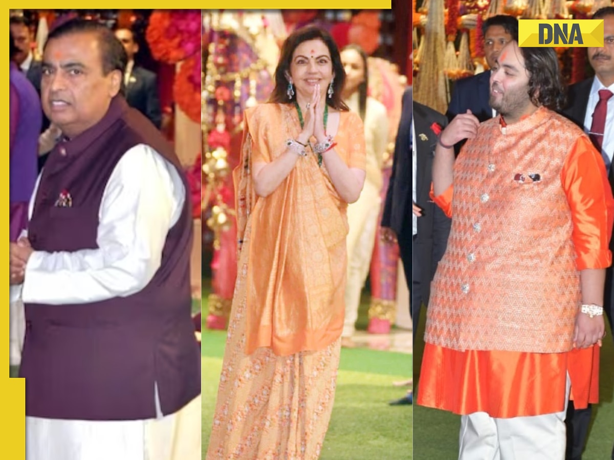 Mukesh Ambani, Nita, Anant celebrate Ganesh Chaturthi at Antilla, wear adorable traditional outfits; check pics