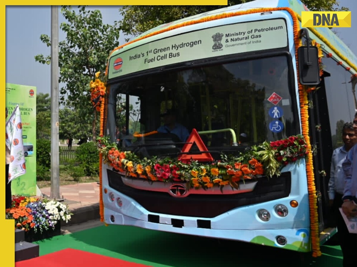 India's First Green Hydrogen-run Bus That Emits Water Unveiled