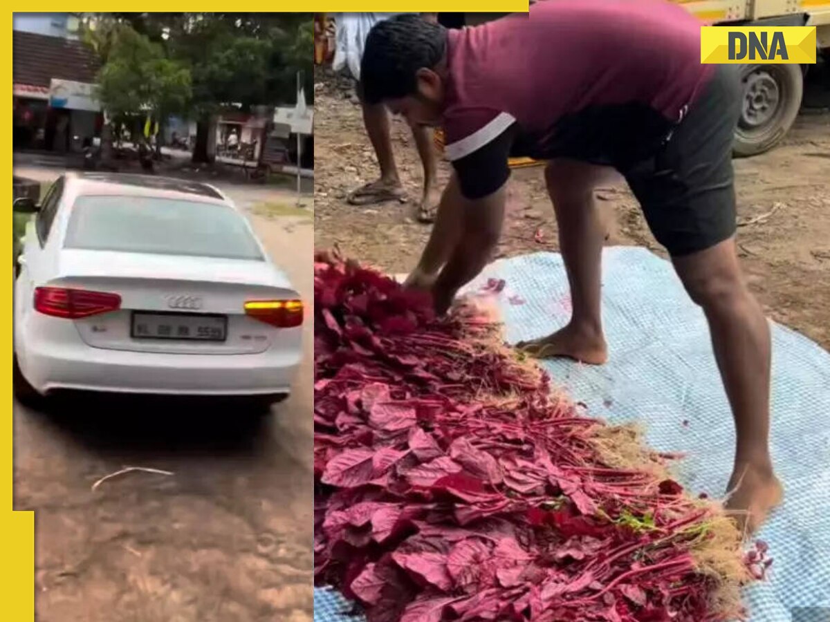 Viral video: Kerala's farmer drives Audi A4 to sell fresh spinach, internet reacts