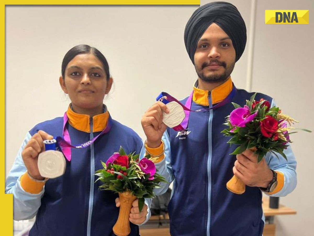 Asian Games 2023: Sarabjot Singh, Divya Subbaraju clinch silver in mixed 10m air rifle pistol event