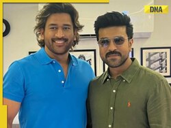 Ram Charan poses with 'India's pride' MS Dhoni, fans say 'two legends in one frame'