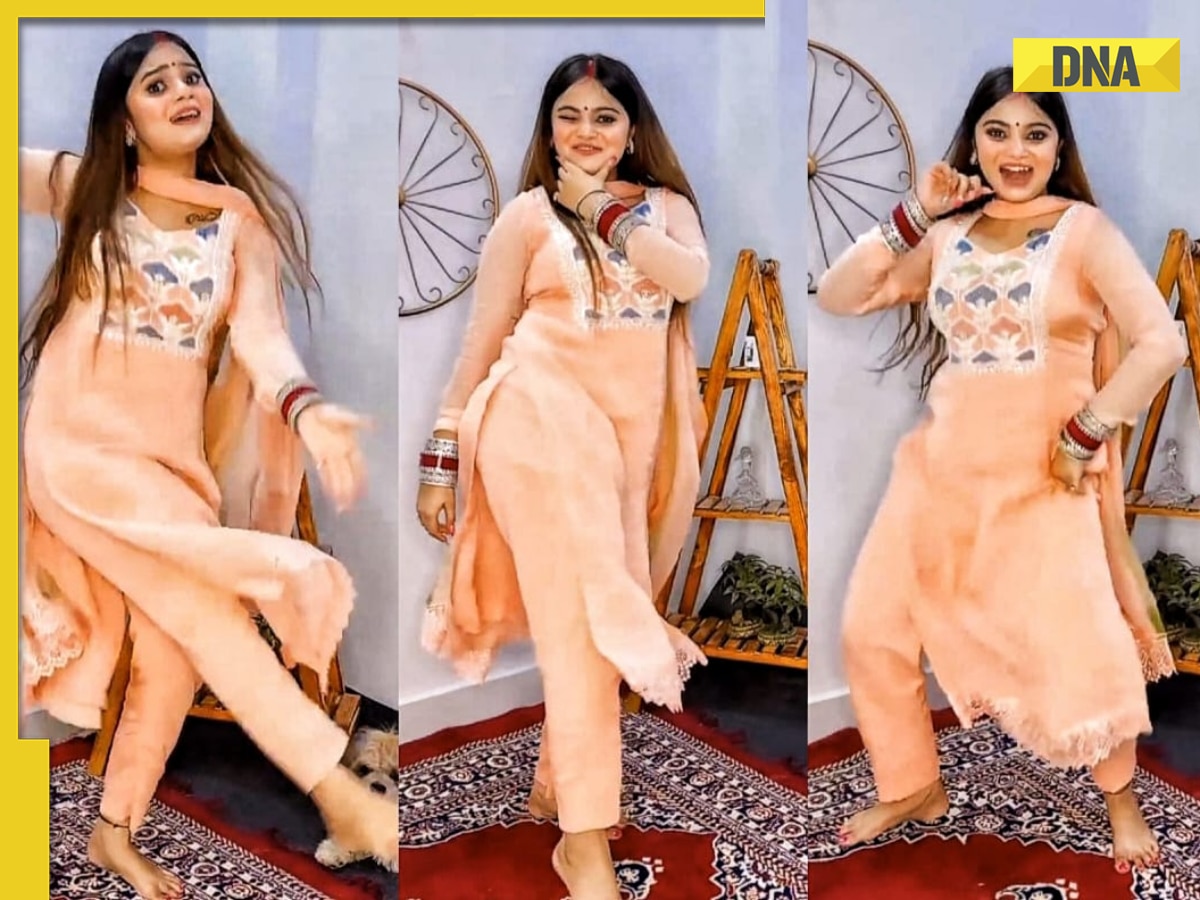 Haryanvi First Time Sexy Videos - Viral video: Newlywed woman dances to Haryanvi song, internet says  'zabardast', watch